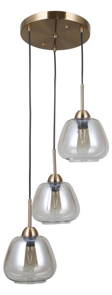 Italux modern függeszték felis borostyán arany itxpnd-40824-3-gd