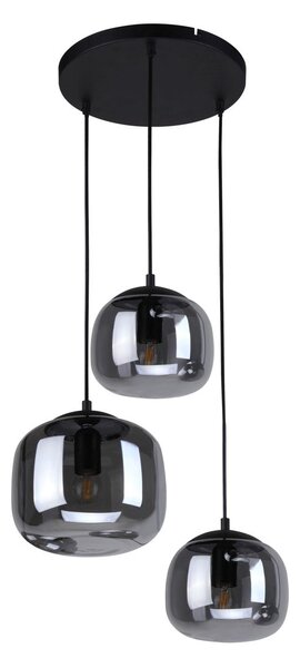 Italux modern függeszték calto fekete füstös itxpnd-67705-3-bk-sg