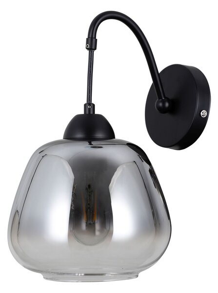 Italux modern fali lámpa felis matt fekete füstös itxwl-40824-1-bk
