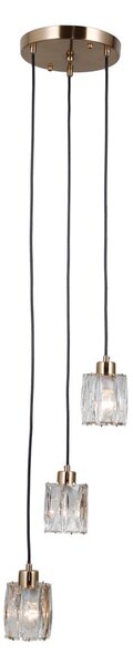 Italux modern függeszték torno átlátszó arany itxpnd-40813-3r-hbr