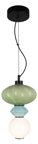 Italux modern függeszték tordi fehér matt fehér kék opál zöld itxpnd-94721-1a-mlti