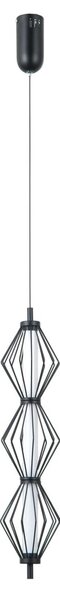 Italux modern függeszték sevil króm matt fekete itxpnd-34403-3v-bk