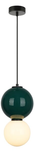 Italux modern függeszték pieve fehér matt fehér opál zöld itxpnd-95221-1m-grn