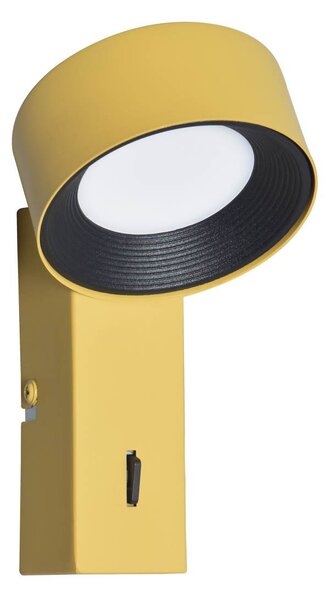 Italux modern fali lámpa otal sárga itxwl-47390-1-yll