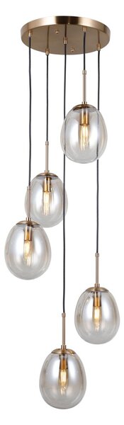 Italux modern függeszték meolo borostyán arany itxpnd-40825-5-gd