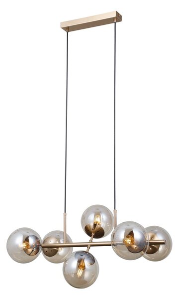 Italux modern függeszték molite borostyán arany itxpnd-1098-6-hb