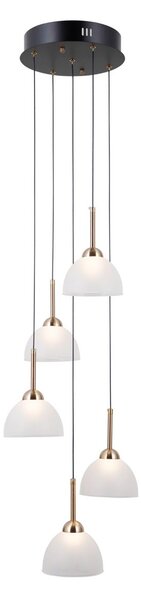 Italux modern függeszték montiela matt fekete arany itxpnd-34374-5-bk