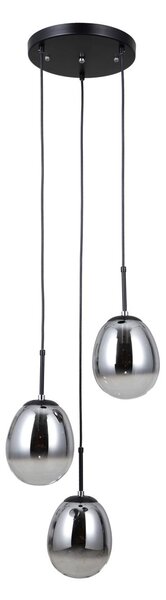 Italux modern függeszték meolo matt fekete füstös itxpnd-40825-3-bk