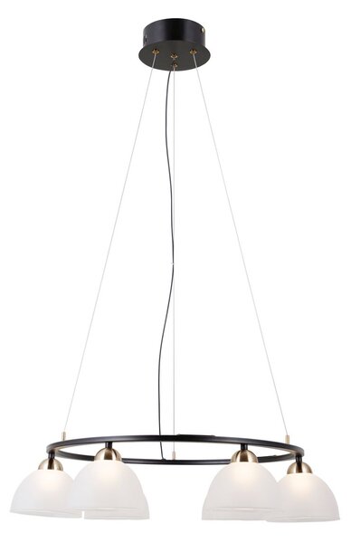 Italux modern függeszték montiela matt fekete arany itxpnd-34374-6-bk