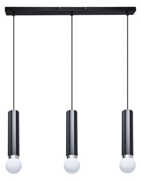 Italux modern függeszték macera fekete itxpnd-33849-3-bk
