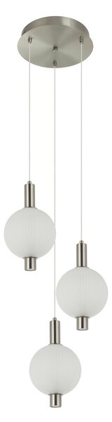 Italux modern függeszték lenti fehér fekete arany itxpnd-83631-3-sc-wh