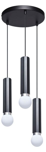 Italux modern függeszték macera fekete itxpnd-33849-3r-bk