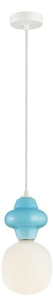 Italux modern függeszték latera fehér matt fehér kék opál itxpnd-94331-1s-blu