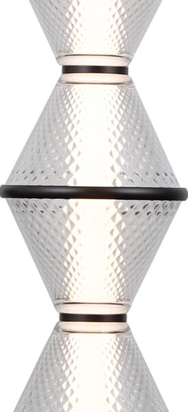 Italux modern függeszték fuente matt fekete átlátszó itxpnd-34395-3v-bk