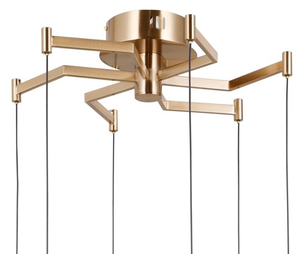 Italux modern függeszték fuente átlátszó arany itxpnd-34395-6-hbr