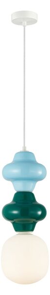 Italux modern függeszték latera fehér matt fehér kék opál zöld itxpnd-94331a-1smlti