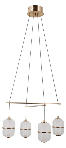 Italux modern függeszték alani átlátszó arany itxpnd-34375-4-hbr
