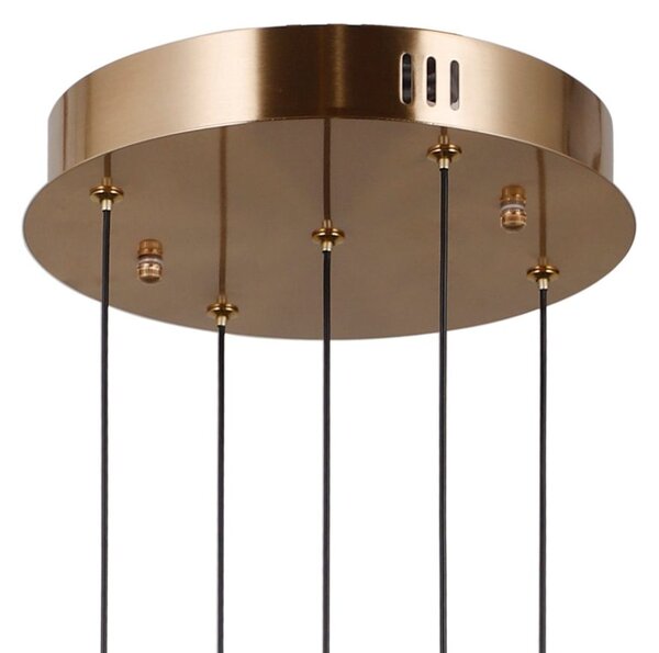 Italux modern függeszték alani átlátszó arany itxpnd-34375-5-hbr