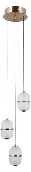 Italux modern függeszték alani átlátszó arany itxpnd-34375-3-hbr