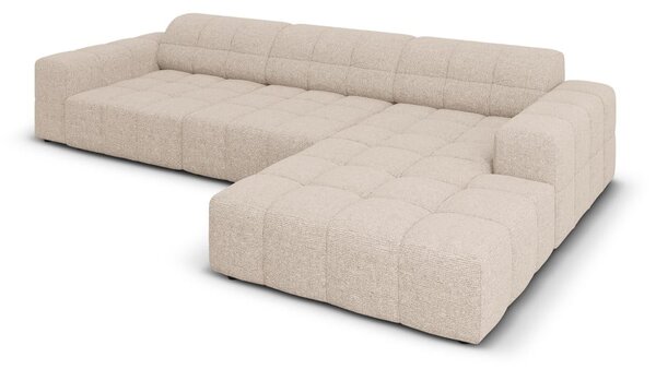 Bézs sarokkanapé (jobb oldali) Chicago – Cosmopolitan Design