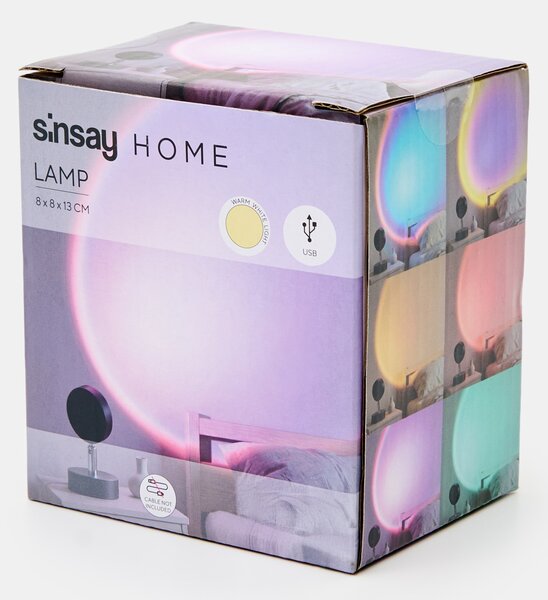 Sinsay - LED projektor cserélhető színszűrőkkel - fekete