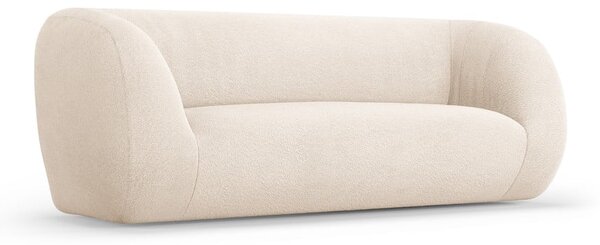 Krémszínű buklé kanapé 210 cm Essen – Cosmopolitan Design
