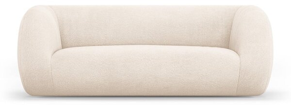 Krémszínű buklé kanapé 210 cm Essen – Cosmopolitan Design