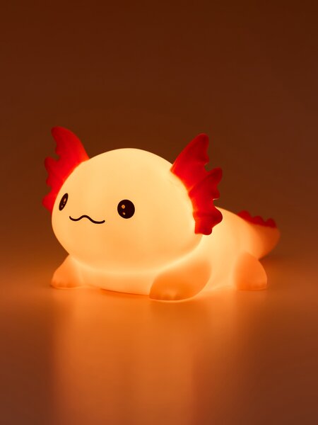 Sinsay - Gyerek LED éjjeli lámpa axolotl formában - pasztellpink