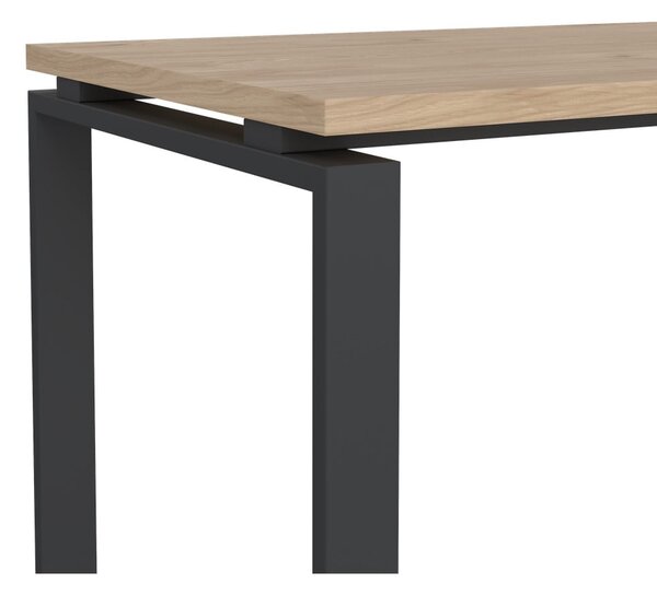 Íróasztal tölgyfa dekoros asztallappal 60x150 cm Sign – Tvilum