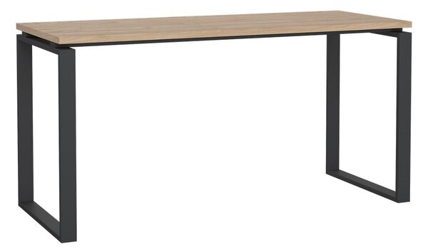 Íróasztal tölgyfa dekoros asztallappal 60x150 cm Sign – Tvilum