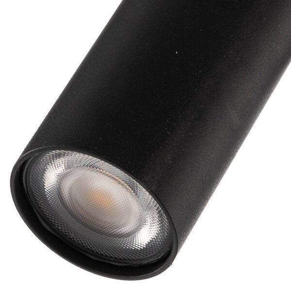 FARO BARCELONA 60 cm magas LED földi tüskés spot Seth-60, Fekete, Alumínium, Modern