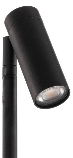 FARO BARCELONA 60 cm magas LED földi tüskés spot Seth-60, Fekete, Alumínium, Modern