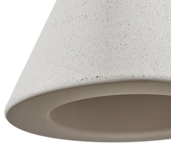Foscarini Aplomb függő lámpa GU10 beton fehér, dimmelhető, Fehér / opál, Konyha, Beton, Dizájn