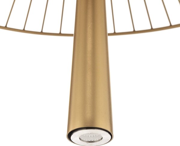 Forestier Gravity 2 függőlámpa Ø68cm krémszínű, Sárgaréz / arany, Konyha, fém, Dizájn