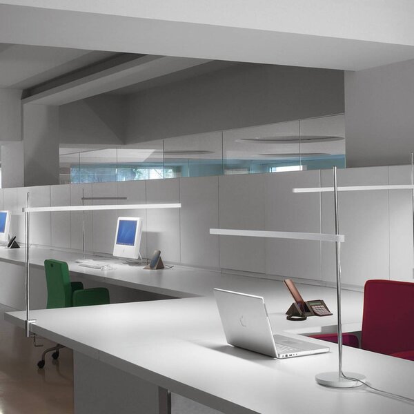 Artemide Talak Professional LED asztali világítás fehér, dimmelhető, Fehér / opál, Dolgozószoba / Iroda, fém, Dizájn