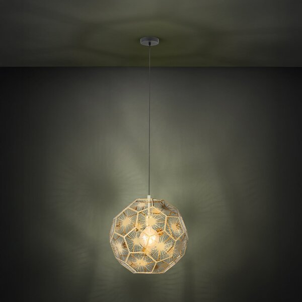 Függőlámpa Stars of Light, Skoura, dimmable, Arany / Sárgaréz, Nappali, Fém, Modern