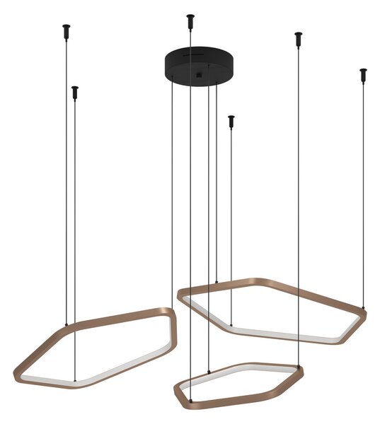 Függőlámpa Stars of Light, Estrella, dimmable, Bronz / Öreg Sárgaréz, Nappali, Alumínium, Modern