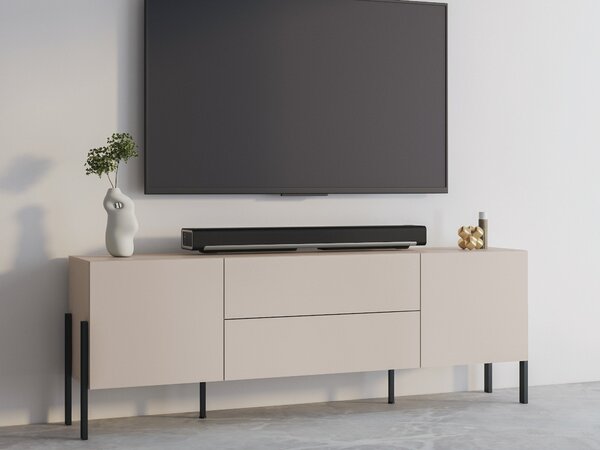 TV-állvány Etsore 102, Laminált forgácslap, 70x204x40cm, Kasmír