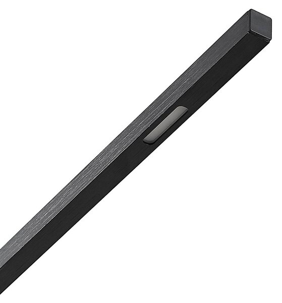 Lucande LED-es függőlámpa Stakato, 140 cm, 6 lámpás, fényerőszabályzóval,, dimmelhető, Fekete, Nappali / Étkező, fém, Modern