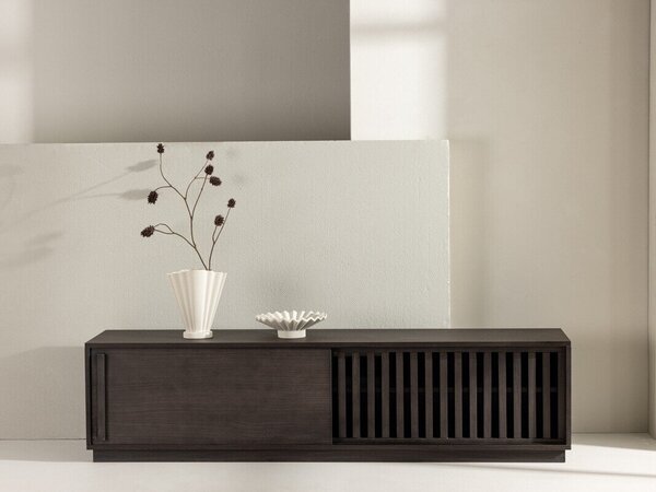 TV-állvány Dallas 4413, Közepes sűrűségű farostlemez, 45x180x40cm, Sötét erdő