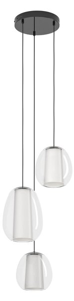 Függőlámpa Stars of Light, Menorca, dimmable, Fémes, Nappali, Üveg, Modern