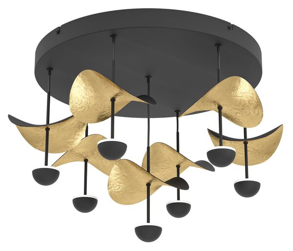 Mennyezeti Lámpa Stars of Light, Dracera, dimmable, Fekete, Nappali, Fém, Modern