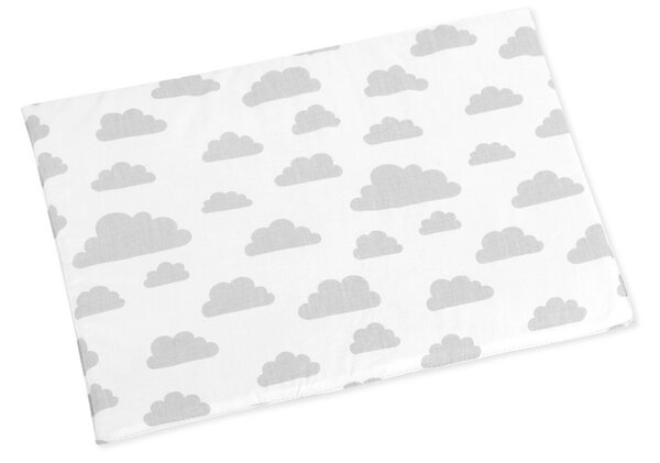 Bellatex Felhők párna a kiságyba szürke, 43 x 32 cm
