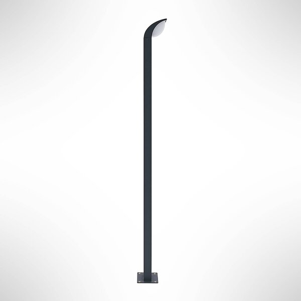 Lucande LED-es útvilágítás Tinna, 100 cm, antracit, IP65, Fekete, Alumínium, Modern