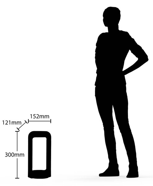 Lucande LED állólámpa Habsa, 30 cm, antracit, fém, Fekete, Alumínium, Modern