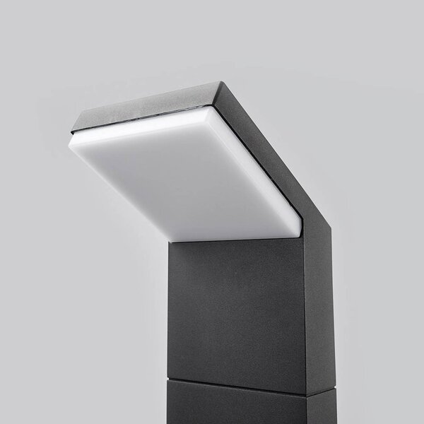 Arcchio LED-es útvilágítás Yolena, 100 cm, antracit, alumínium, Fekete, Alumínium, Modern