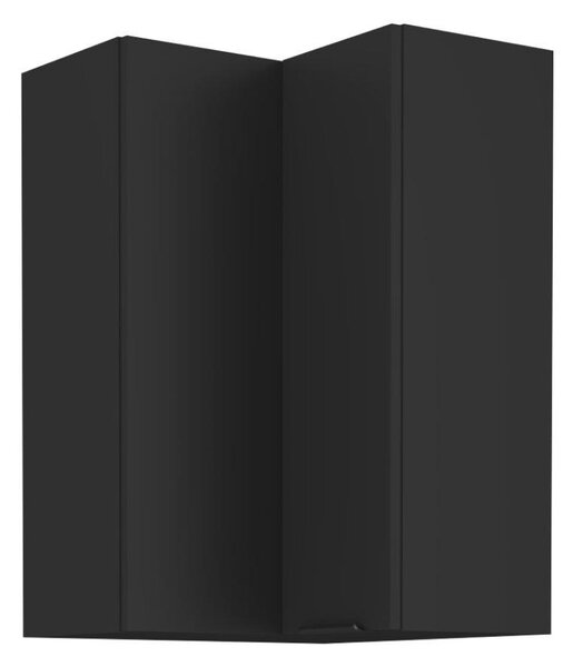 Felső sarok konyhaszekrény Sobera 60x60 GN 90 2F (fekete)