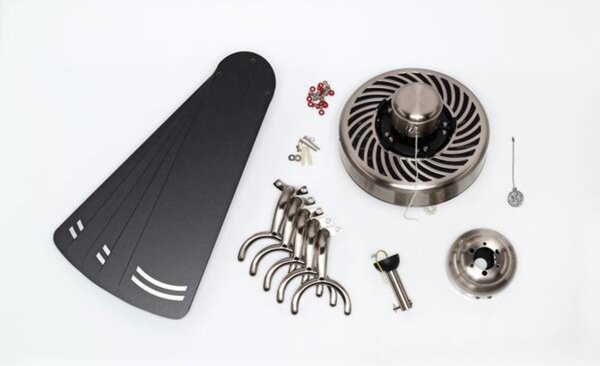 Westinghouse Cyclone ventilátor fekete, Fekete, Nappali / Étkező, fém