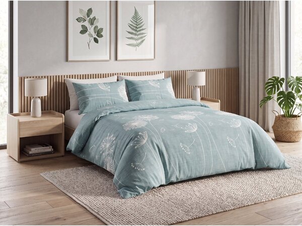 Pamut ágynemű SOFT MEADOW zöld Ágyneműhuzat mérete: 70 x 90 cm | 140 x 200 cm