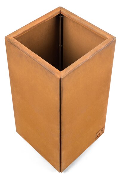 G21 Corten Square virágláda, 30 x 60 x 30 cm